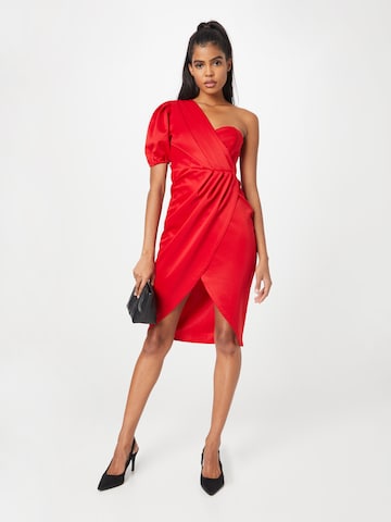 raudona TFNC Kokteilinė suknelė 'SANA'