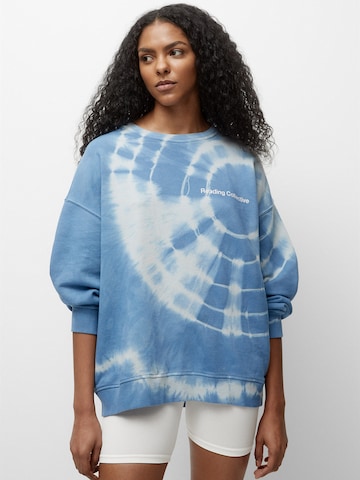 Sweat-shirt Pull&Bear en bleu : devant