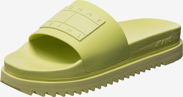 Tommy Jeans Mules in Yellow: front