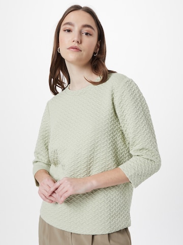 s.OliverSweater majica - zelena boja: prednji dio