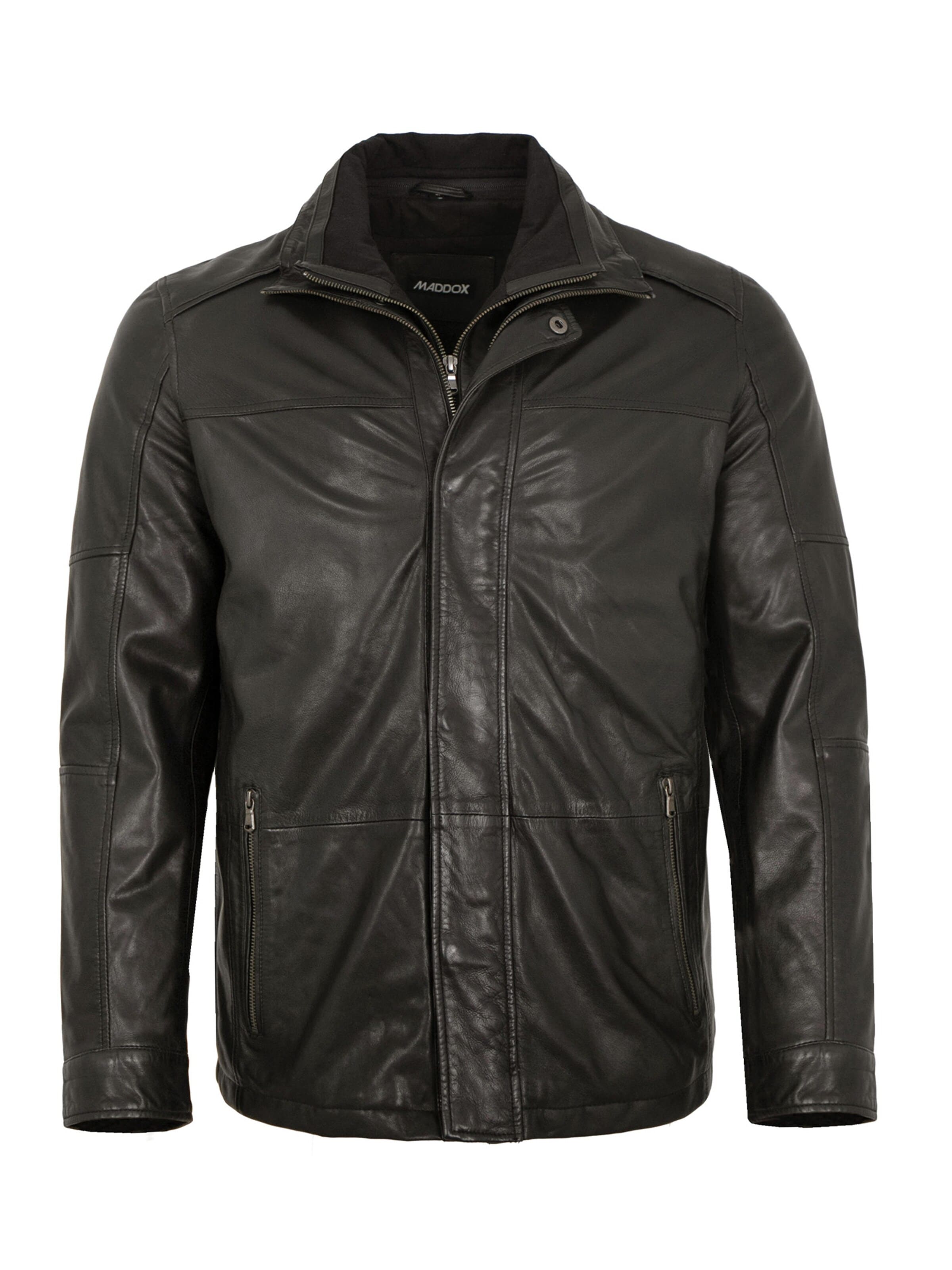 MADDOX Overgangsjakke 'HJM-89' i sort: forside