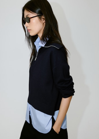 Pullover 'CHIARA' di MANGO in blu: frontale