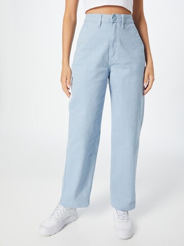 Loosefit Pantalon chino VANS en bleu : devant