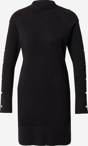 Wallis Úpletové šaty – černá: přední strana