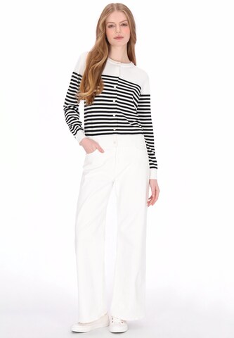 DreiMaster Maritim - Cárdigan en blanco