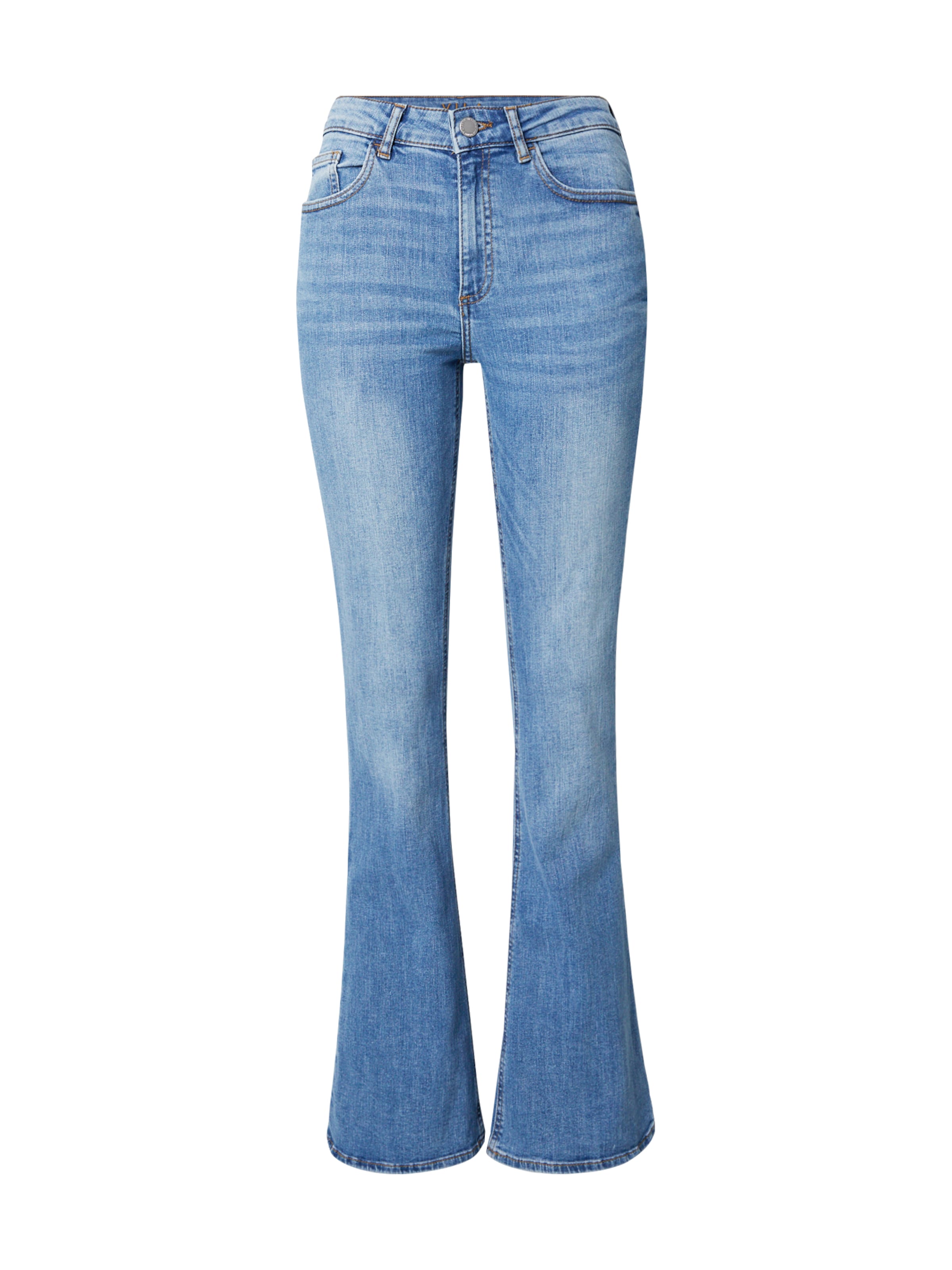 VILA Flared Τζιν 'VIBETTY' σε μπλε: μπροστά