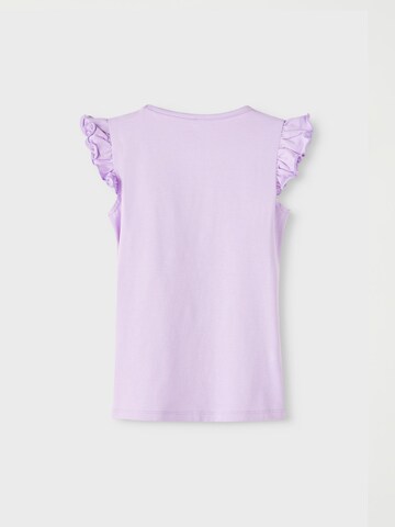 NAME IT T-shirt 'MELISA' i lila