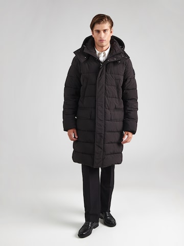 JOOP! Jeans Winterjas 'Larry' in Zwart: voorkant