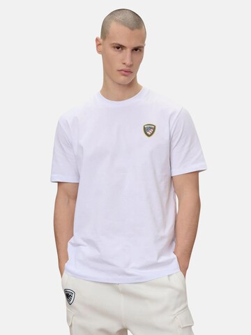 T-Shirt 'BLAUER FAXON T-SHIRT T-SHIRT' Blauer en blanc