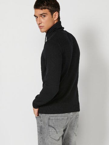 KOROSHI Pullover 'Punto' in Schwarz