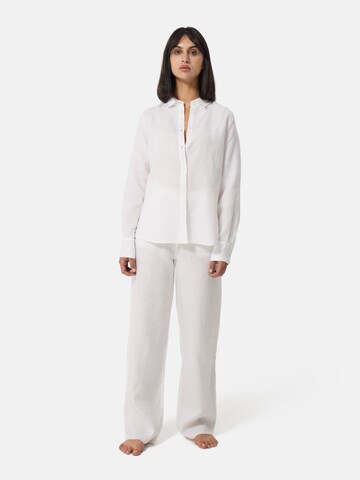 Coupe regular Chemisier CASH-MERE.CH en blanc