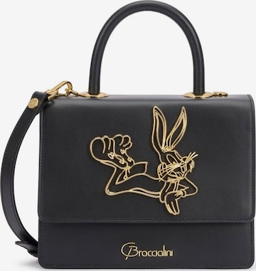 Braccialini - Bolso de mano 'Audrey Bugs Bunny' en negro: frente