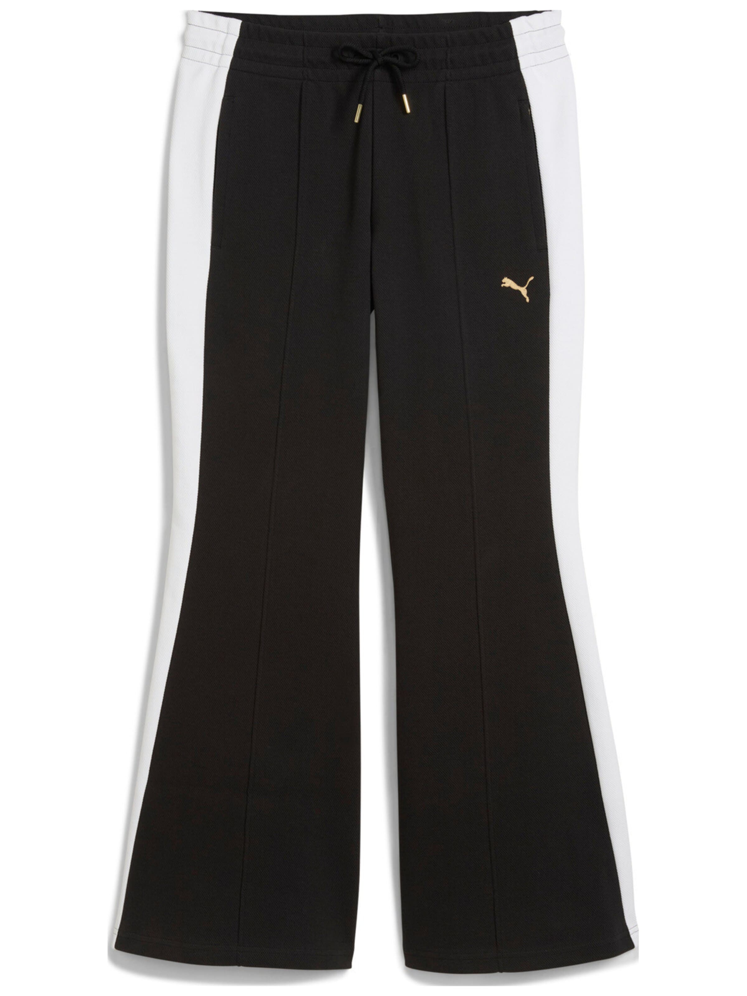 regular Pantaloni sportivi 'Puma T7 Flared Pants' di PUMA in nero