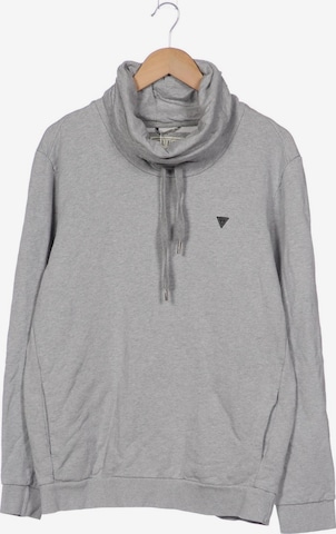 GUESS Sweatshirt & Zip-Up Hoodie in L in Grey: front