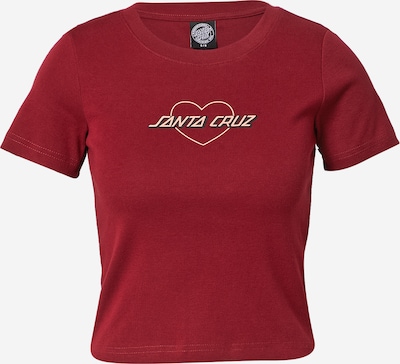 Santa Cruz T-Shirt in hellpink / blutrot, Produktansicht