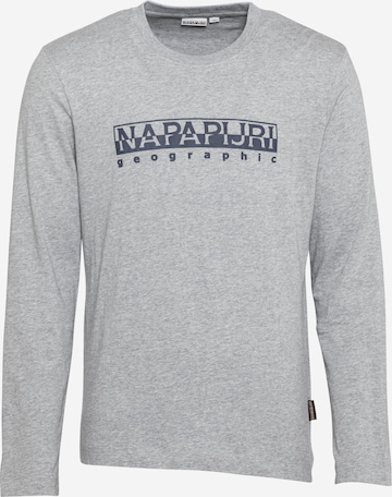 NAPAPIJRI Shirt 'Serber' in Grey: front