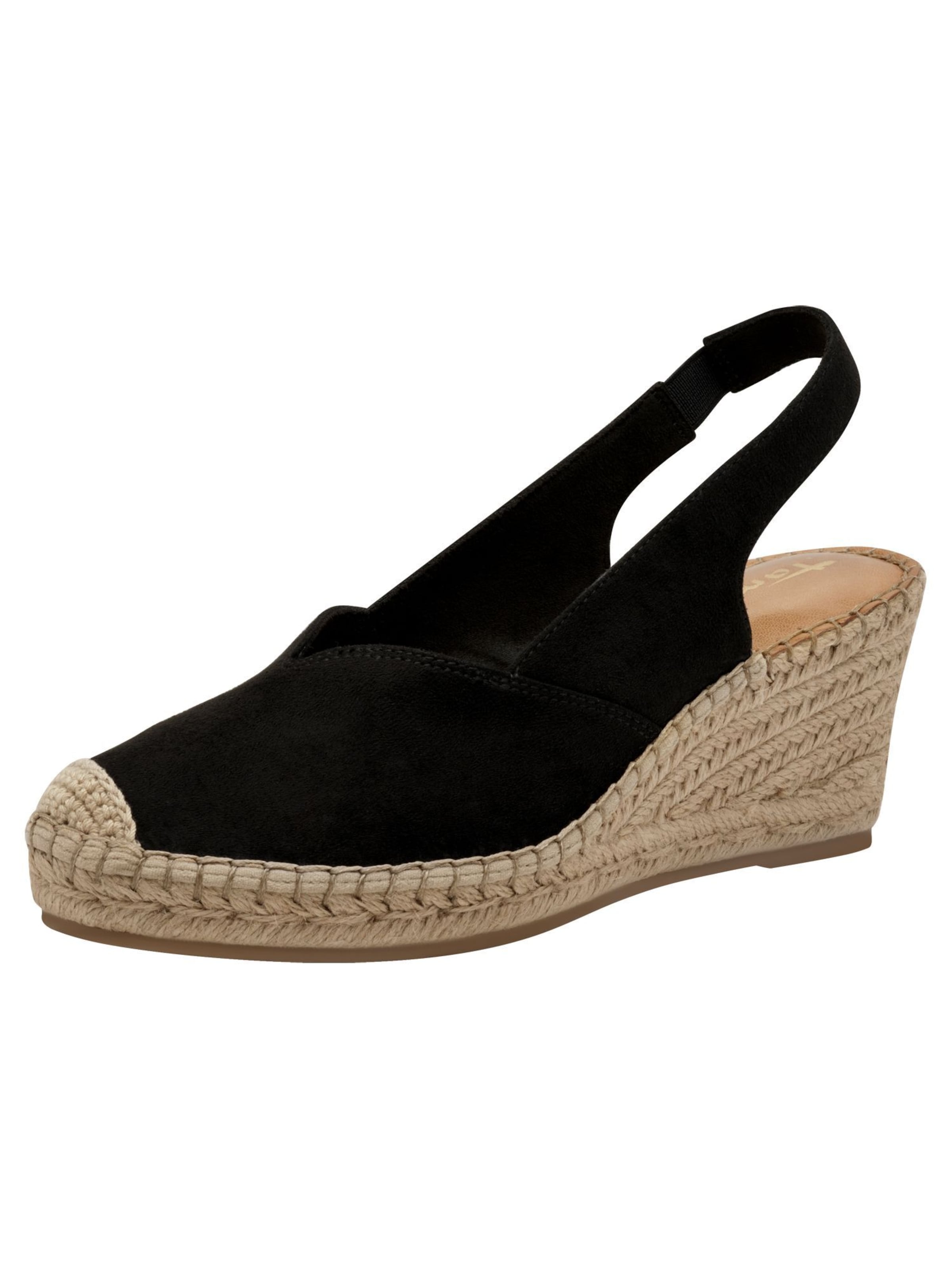 Tamaris Espadrilles in Black: front