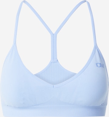 Bustier Soutien-gorge de sport 'Ignite' ICANIWILL en bleu : devant