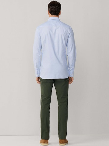 Hackett London Slim fit Zakelijk overhemd 'Ess' in Blauw