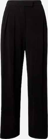 Max Mara Leisure - Loosefit Pantalón plisado 'GIOCHI' en negro: frente