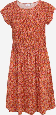 SAINT TROPEZ Summer Dress 'Gisla' in Orange: front