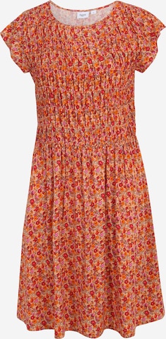 SAINT TROPEZ - Vestido de verano 'Gisla' en naranja: frente