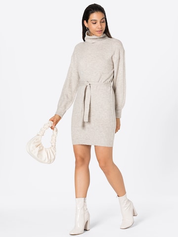 JDY Knitted dress 'Rue' in Grey