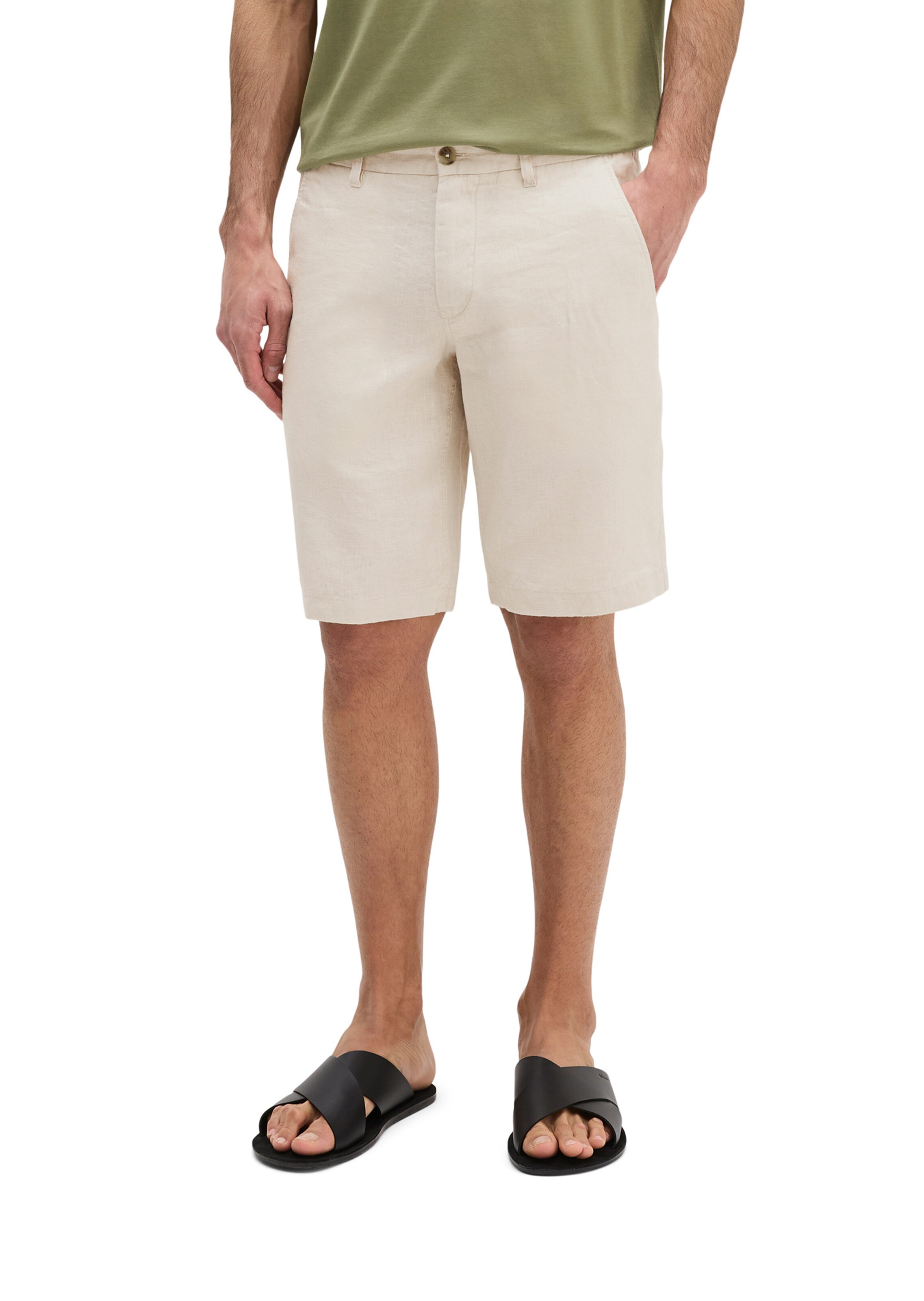 Marc O'Polo Regular Broek in Grijs: voorkant