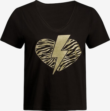 T-Shirt Deeluxe en noir : devant