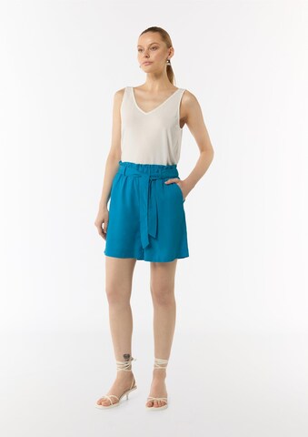 Regular Pantalon COMMA en bleu
