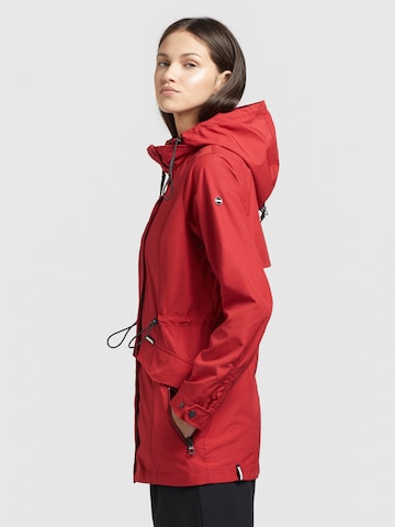 Parka mi-saison khujo en rouge