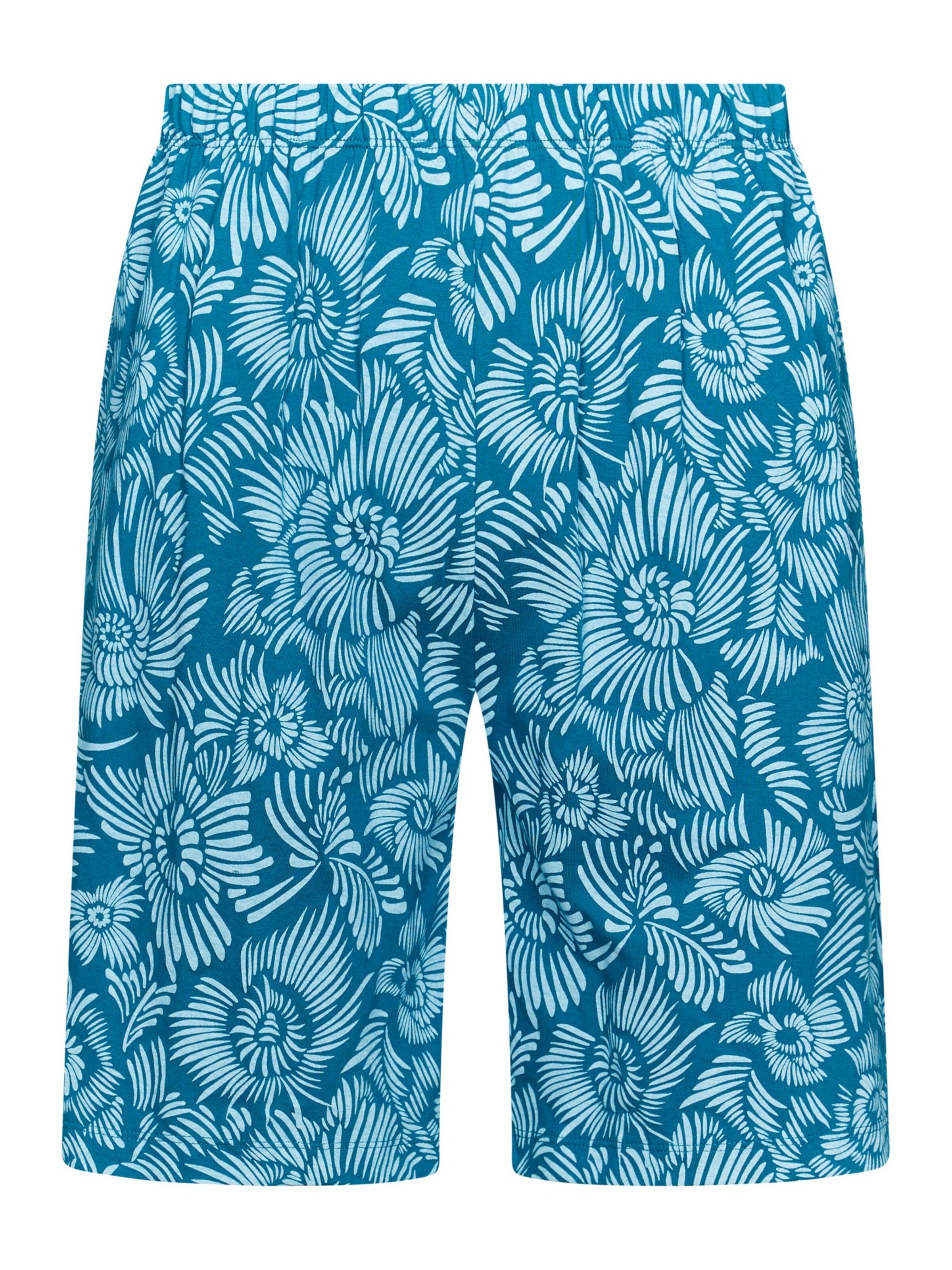 Pyjama court 'Shortama' Pastunette en bleu