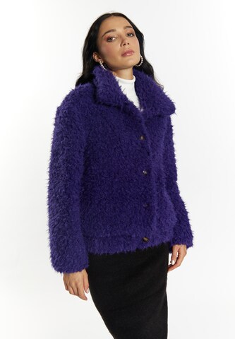 faina Winter Jacket in Purple: front