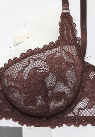 LASCANA Push-up BH in Braun