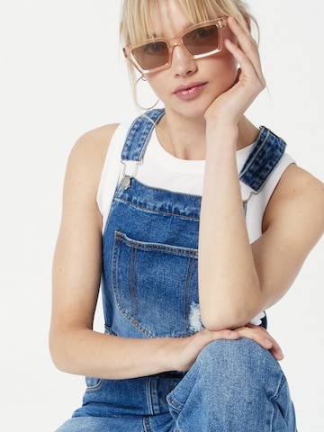 Dorothy Perkins Slim fit Jean Overalls in Blue