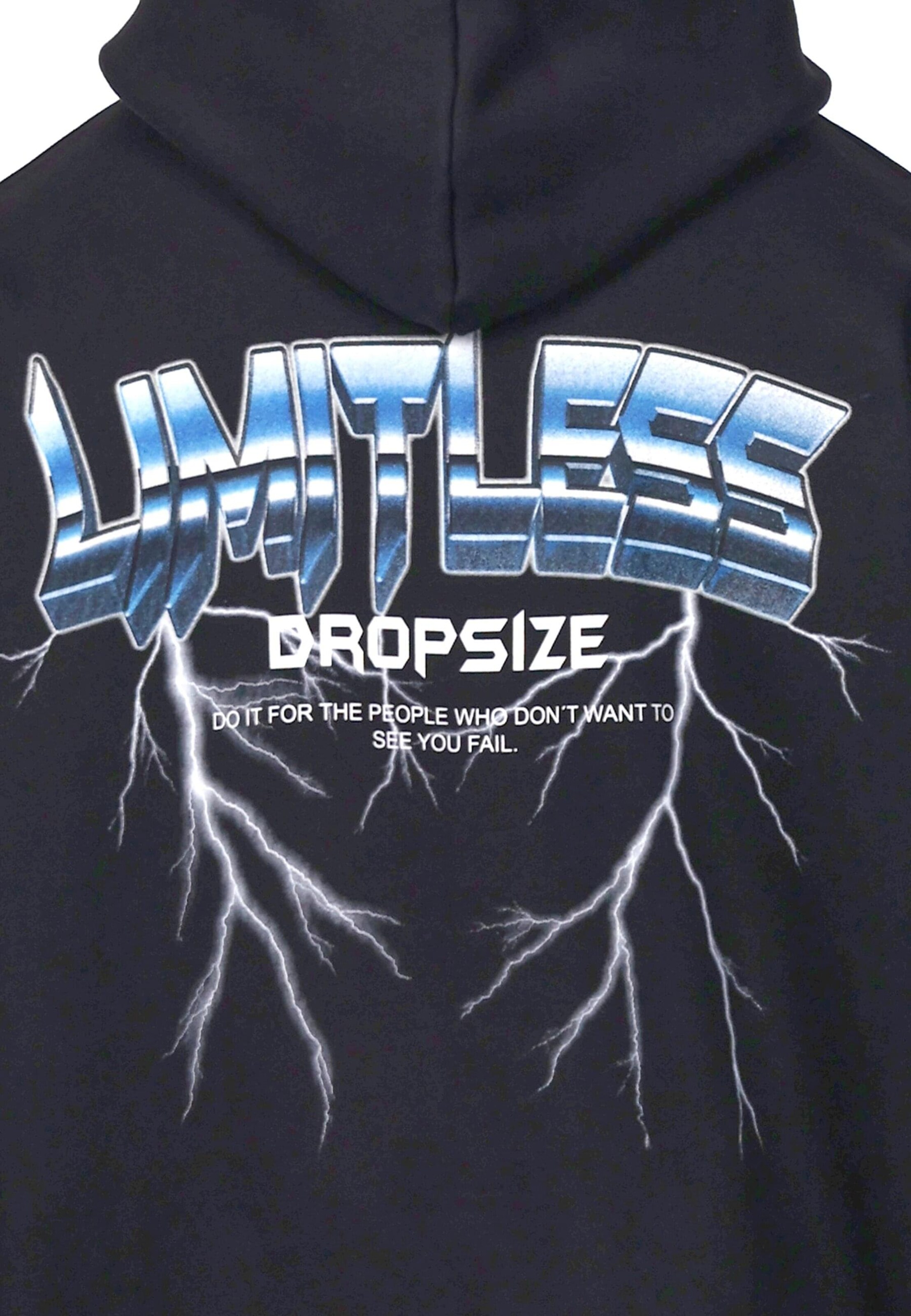 Dropsize Суичър 'Limitless' в черно