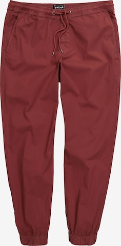 Men Plus Tapered Hose in Braun: Vorderseite
