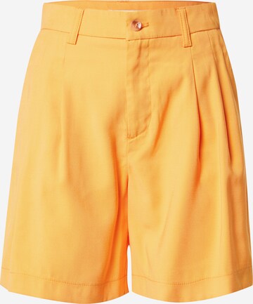 ONLY Avar lõige Voltidega püksid 'LAURA-ARIS', värv oranž: eest vaates