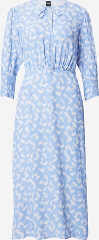 BOSS Платье-рубашка 'Daflori' в Синий: спереди
