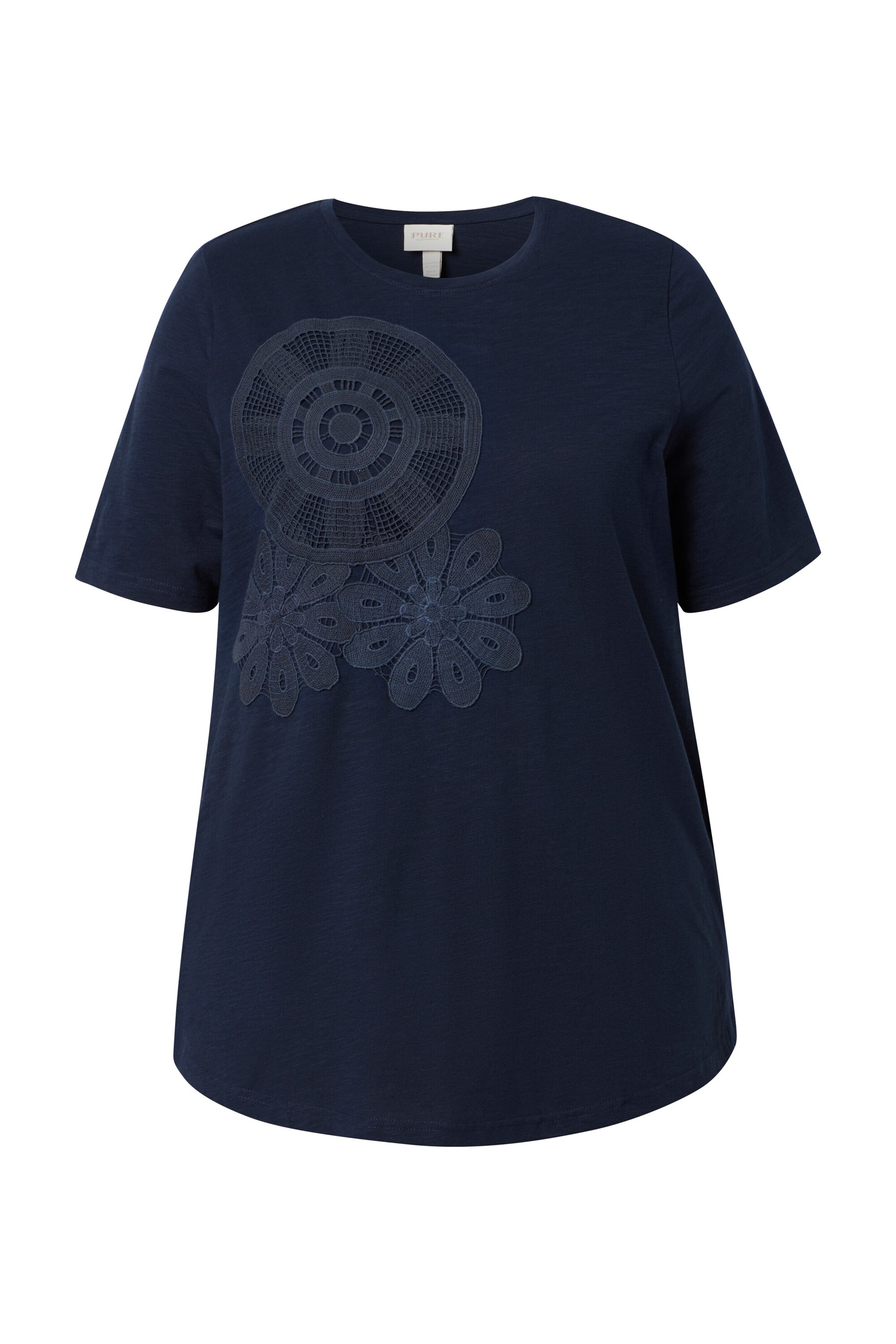 Ulla Popken Shirt in marine, Produktansicht