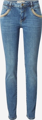 MOS MOSH Skinny Jeans in Blue: front