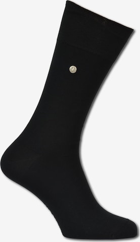Carlo Colucci Socks 'Firenze' in Black: front