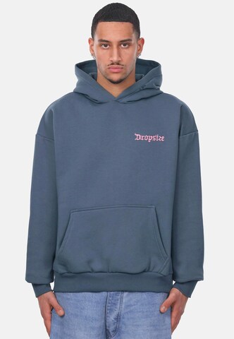 Sweat-shirt 'Embo' Dropsize en gris : devant