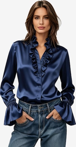 KoJooin Bluse in Blau: Vorderseite