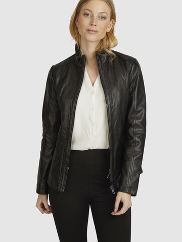 Veste mi-saison bugatti en noir : devant