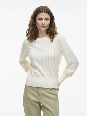 Pull-over VILA en blanc : devant