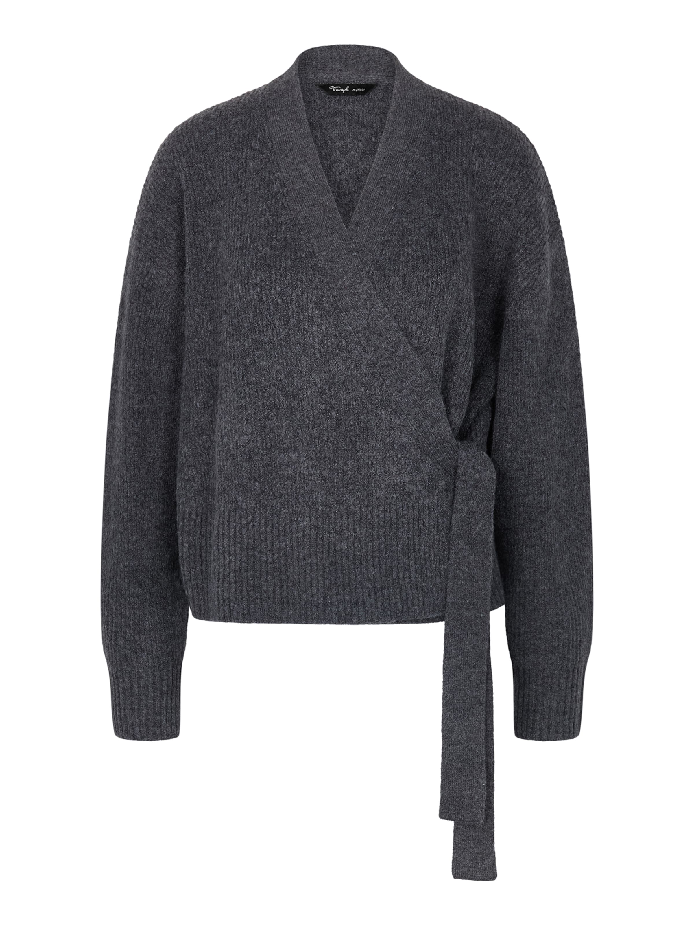 TRIUMPH - Cárdigan ' Amourette Cozy ' en gris: frente