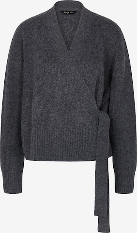 TRIUMPH Gebreid vest ' Amourette Cozy ' in Grijs: voorkant