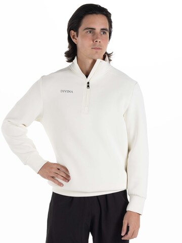 Sweat de sport 'Bonum' Divina en blanc : devant