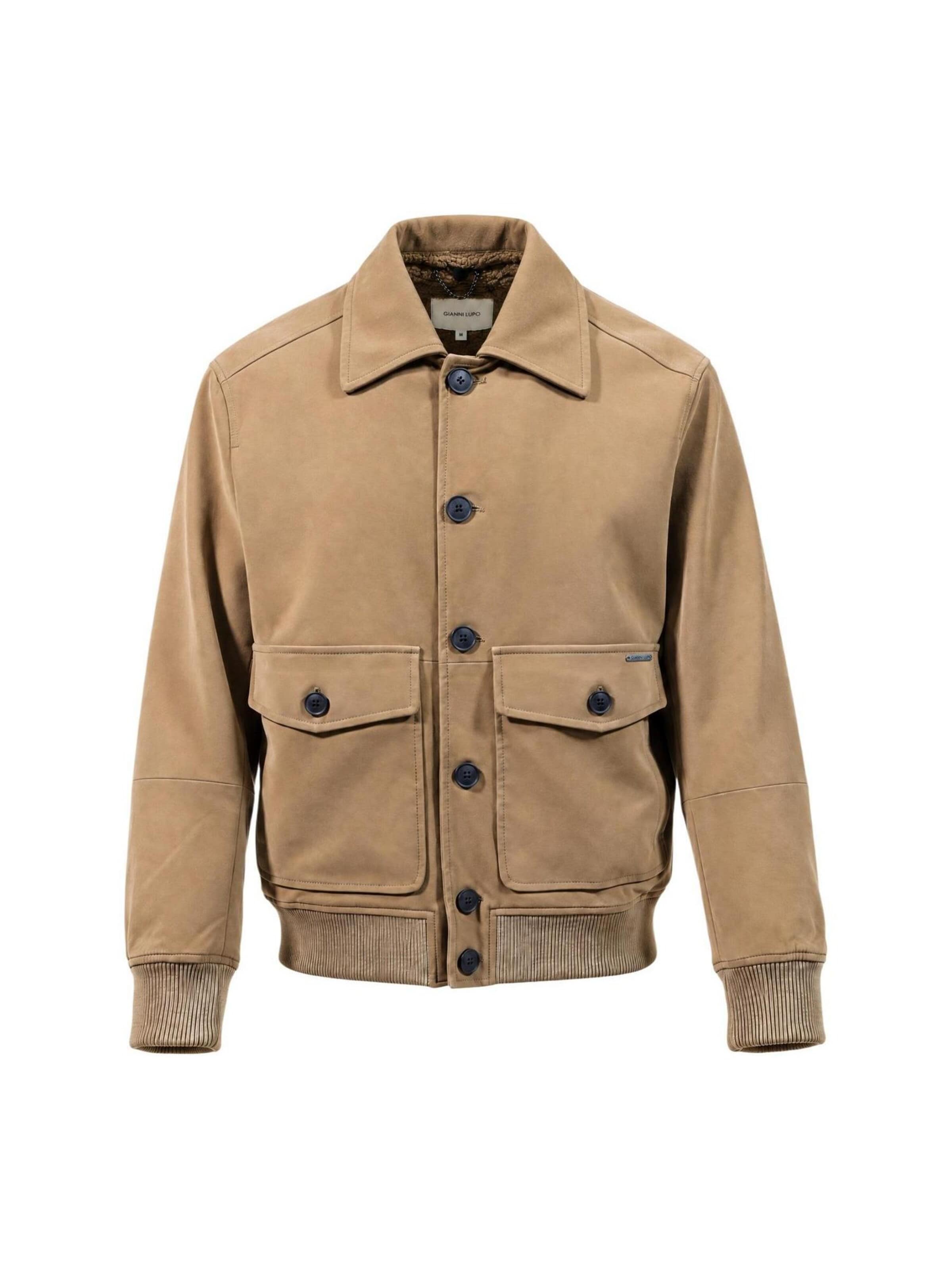 Giacca invernale 'BOMBER ECOP. GL9857' di Gianni Lupo in beige
